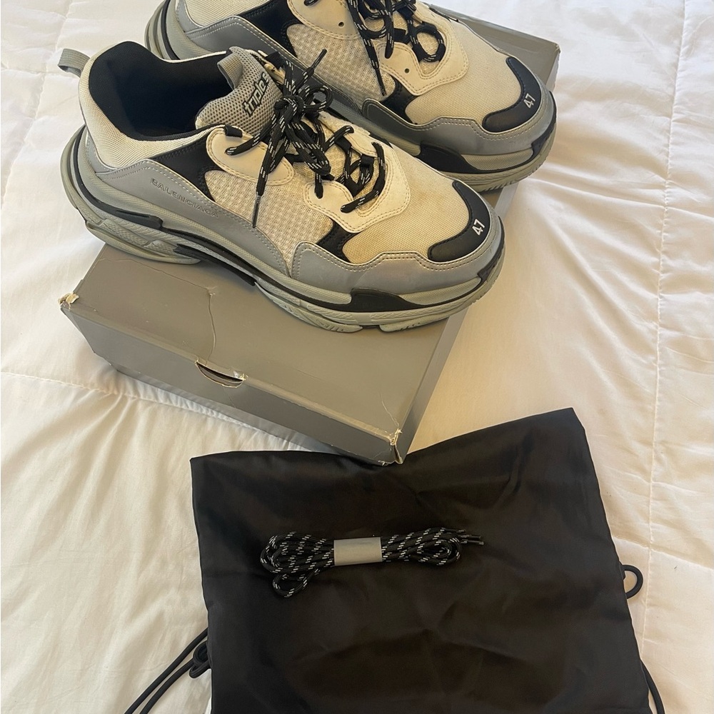 Balenciaga Men’s Triple S Sneakers - Euro 47 - US 14